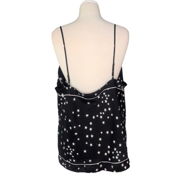 INC Star Printed Sleep Camisole Tank, Black & White Stars Size XXXL - Picture 3 of 5